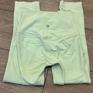 Lululemon Align High Rise Crop 21” – kohlrabi green– Size 0